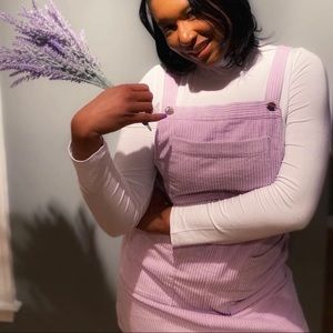 Lavender Corduroy Dress